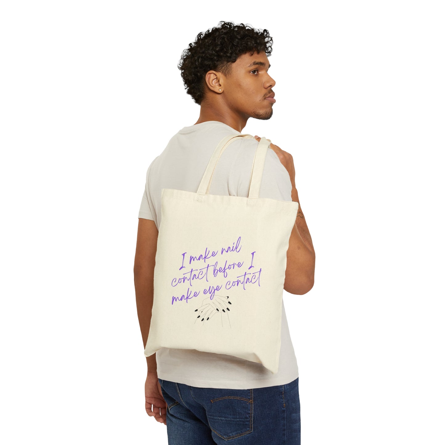 Nails - Cotton Canvas Tote Bag