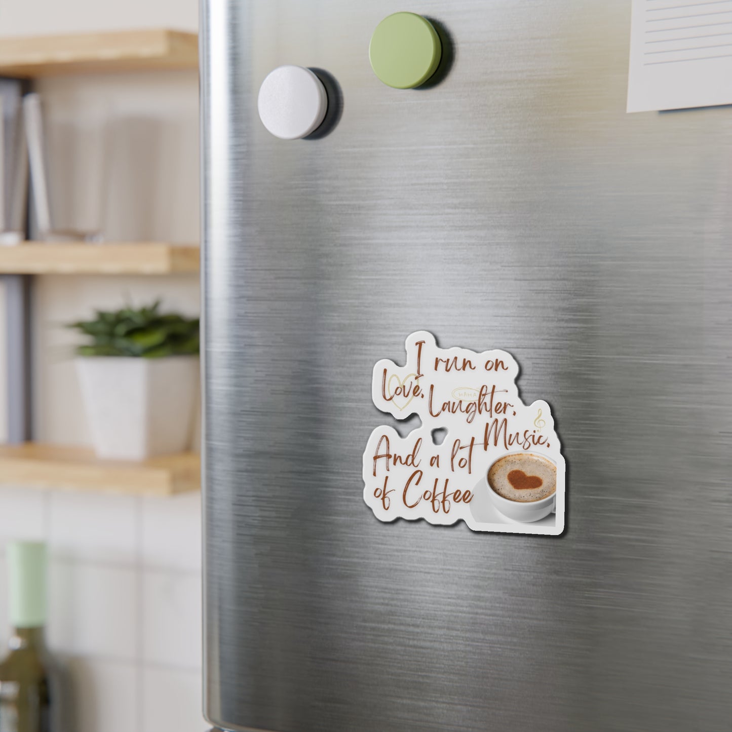 Coffee Die-Cut Magnets Just for fun