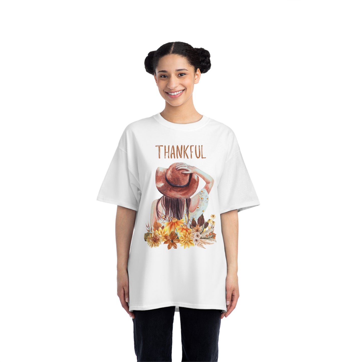 Autumn Thankful Fall Vibs, Beefy-T® Unisex Short-Sleeve T-Shirt
