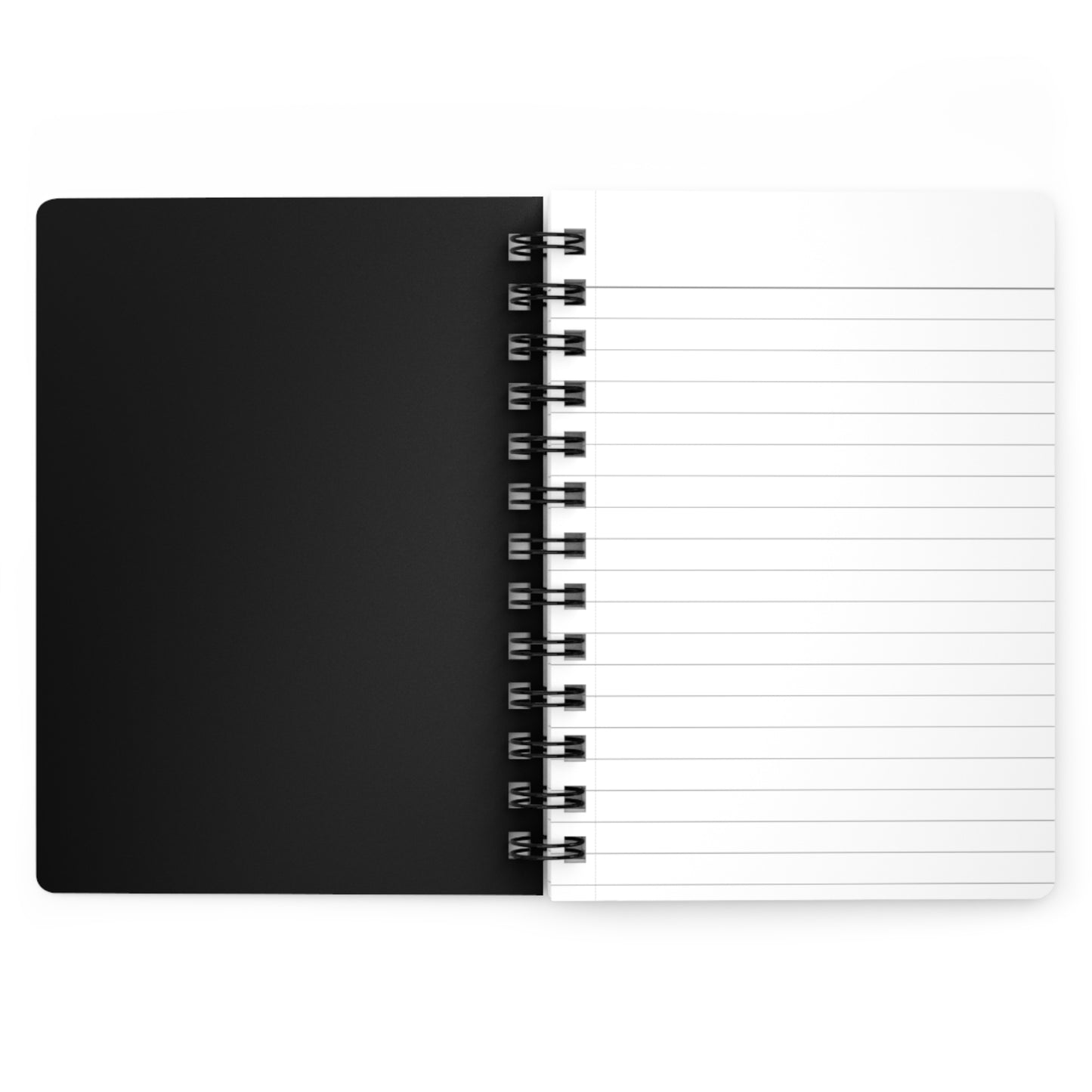 Love anchors the soul - Spiral Bound Journal (Black)