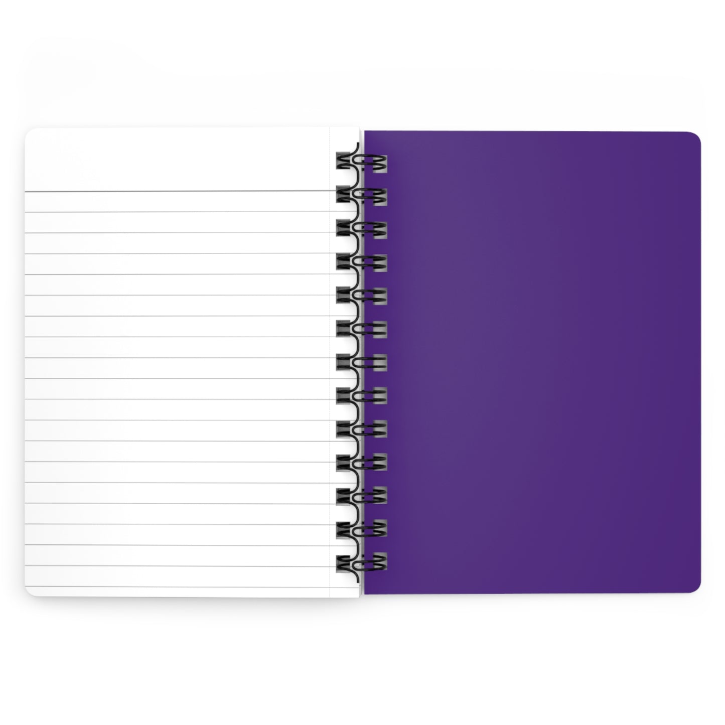 Love anchors the soul - Spiral Bound Journal (Dark purple)