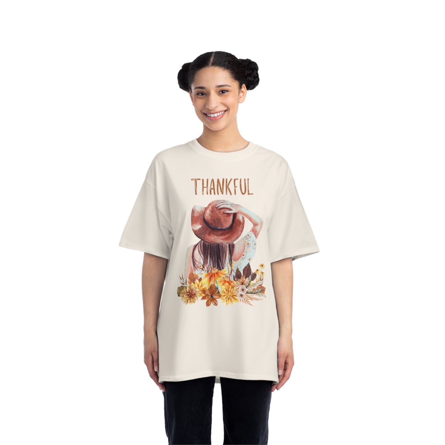 Autumn Thankful Fall Vibs, Beefy-T® Unisex Short-Sleeve T-Shirt
