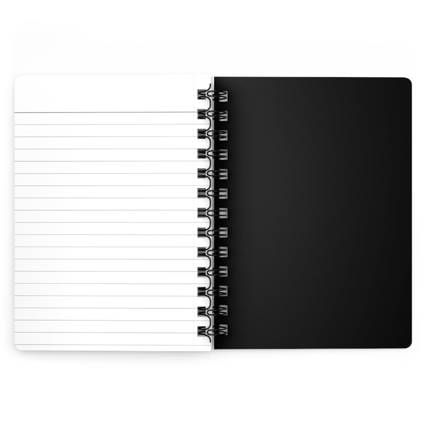 Love anchors the soul - Spiral Bound Journal (Black)