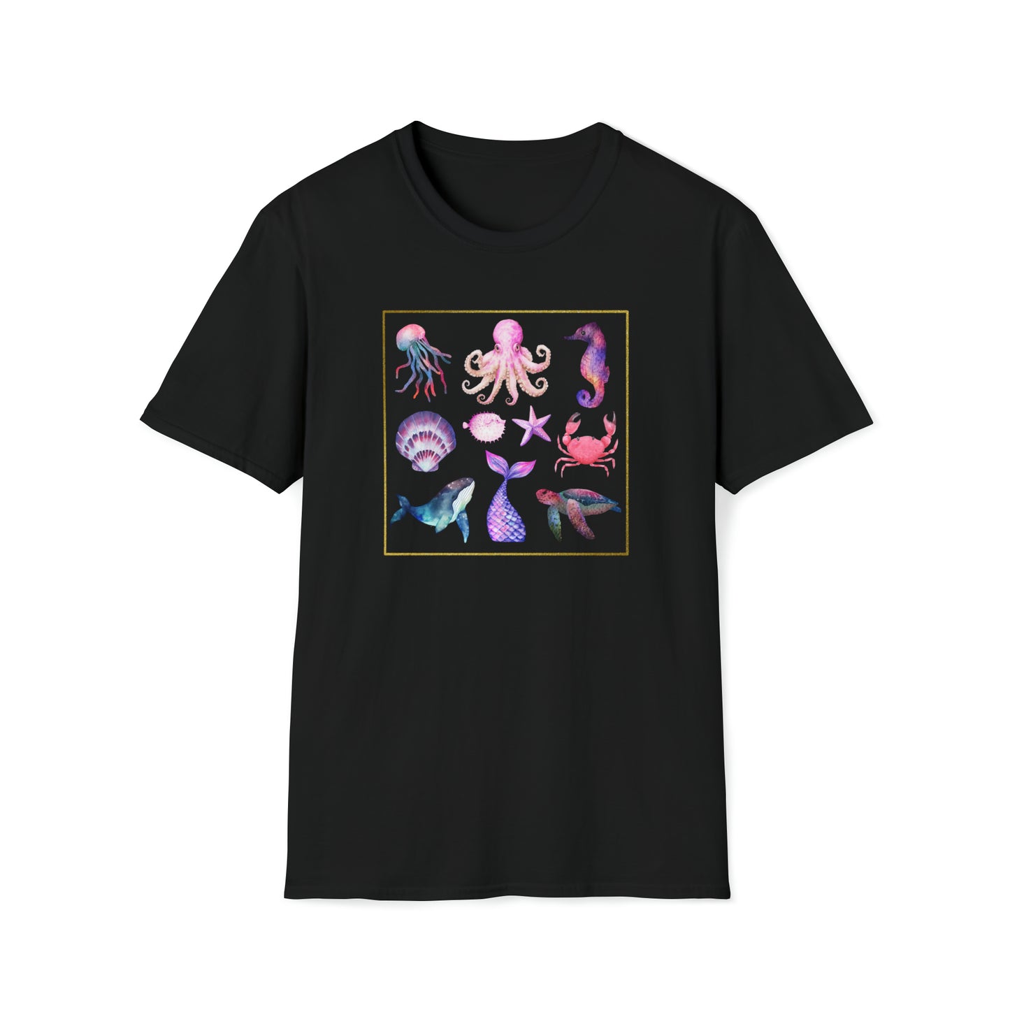 Sea life - Unisex Softstyle T-Shirt Just for fun