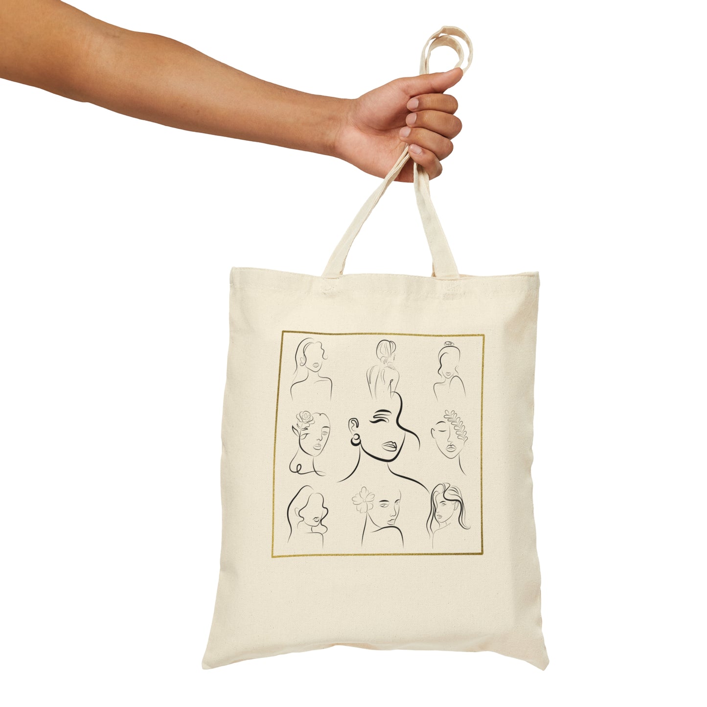 Beauty of Women - Cotton Canvas Tote Bag Just for Fun