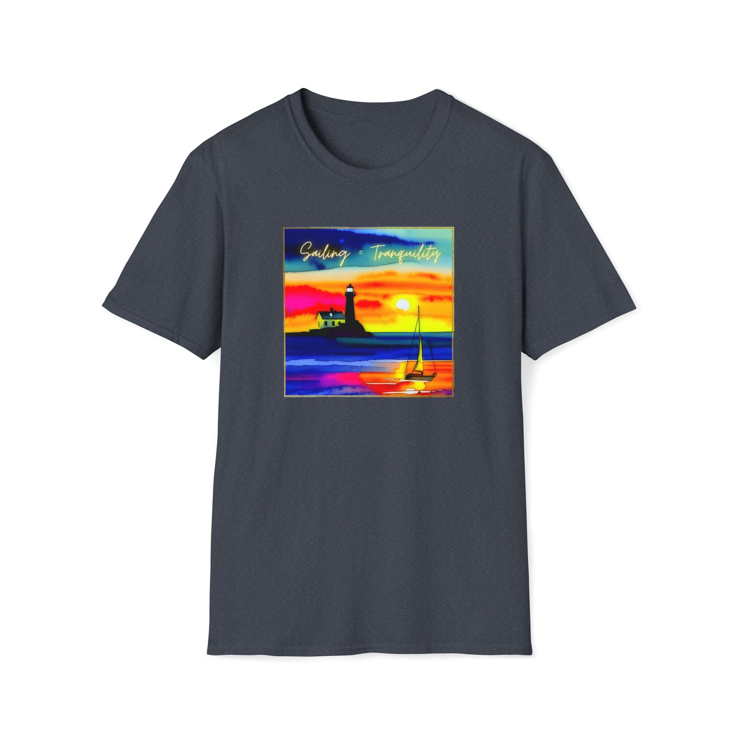 Sailing = Tranquility - Unisex Softstyle T-Shirt