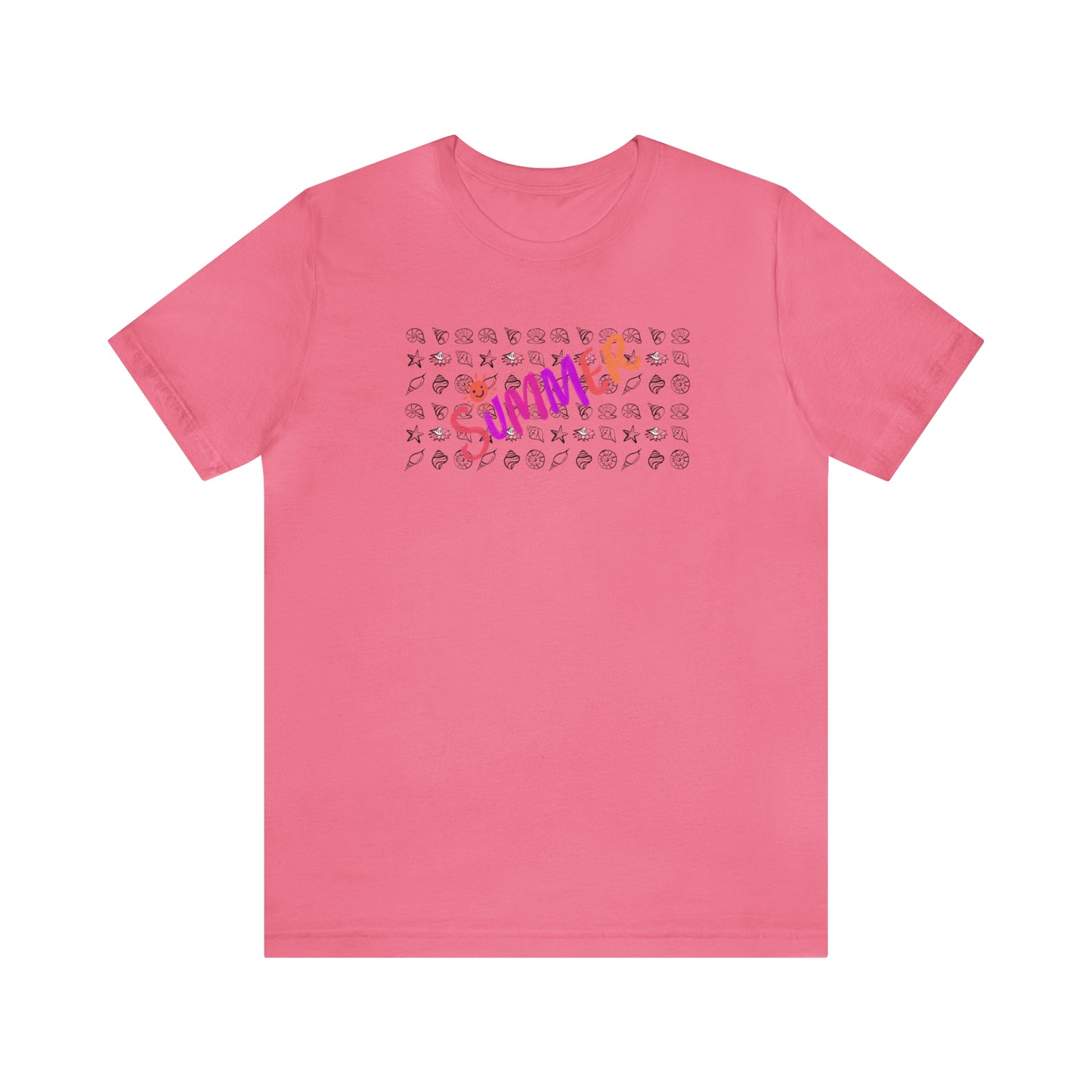 Summer Seashells Unisex Jersey Short Sleeve Tee