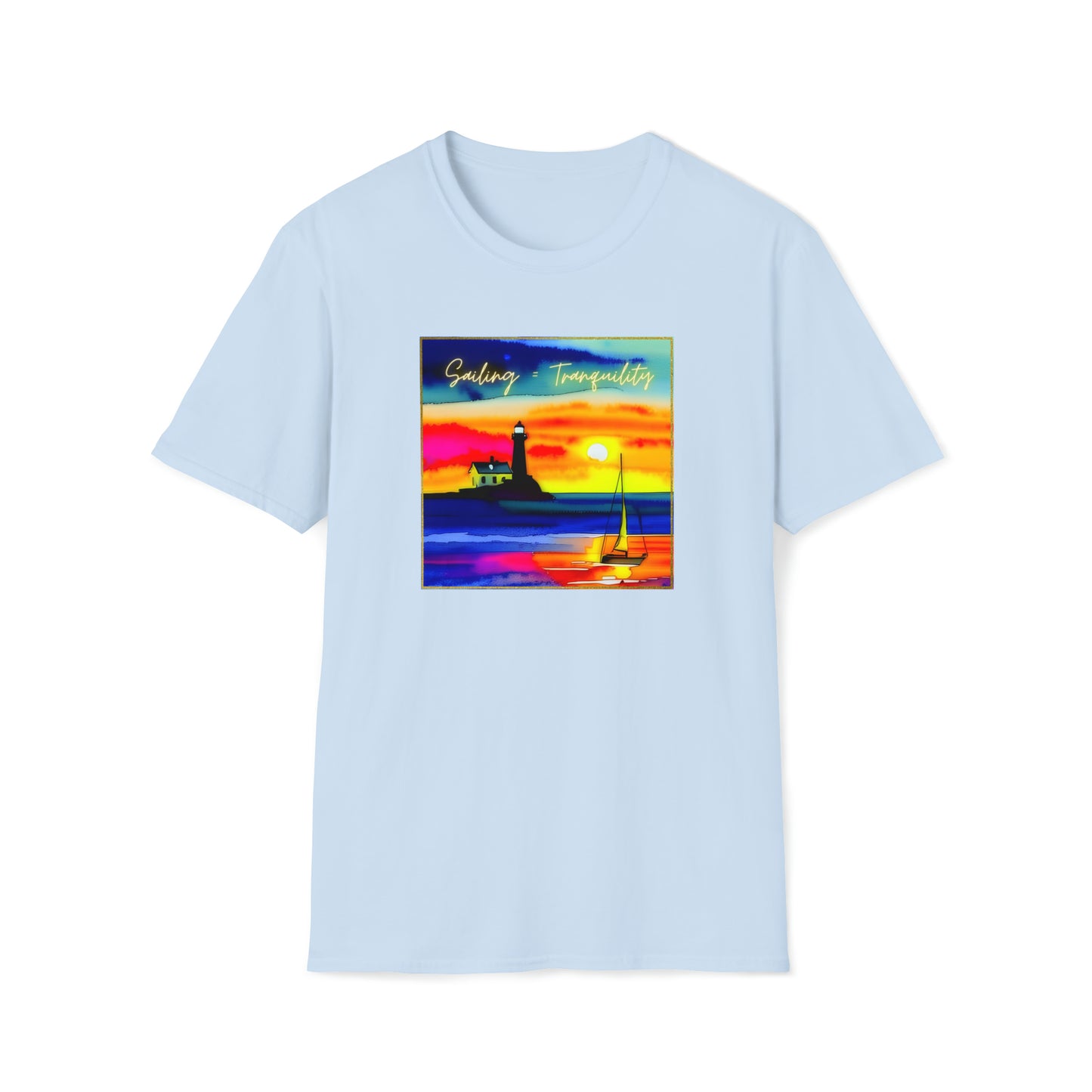 Sailing = Tranquility - Unisex Softstyle T-Shirt