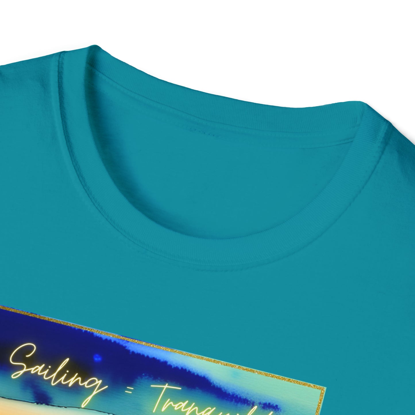 Sailing = Tranquility - Unisex Softstyle T-Shirt