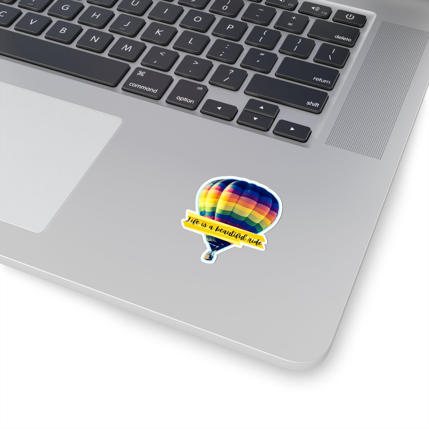 Hot Air Balloon (Life is a beautiful ride) Kiss-Cut Stickers - Just for fun