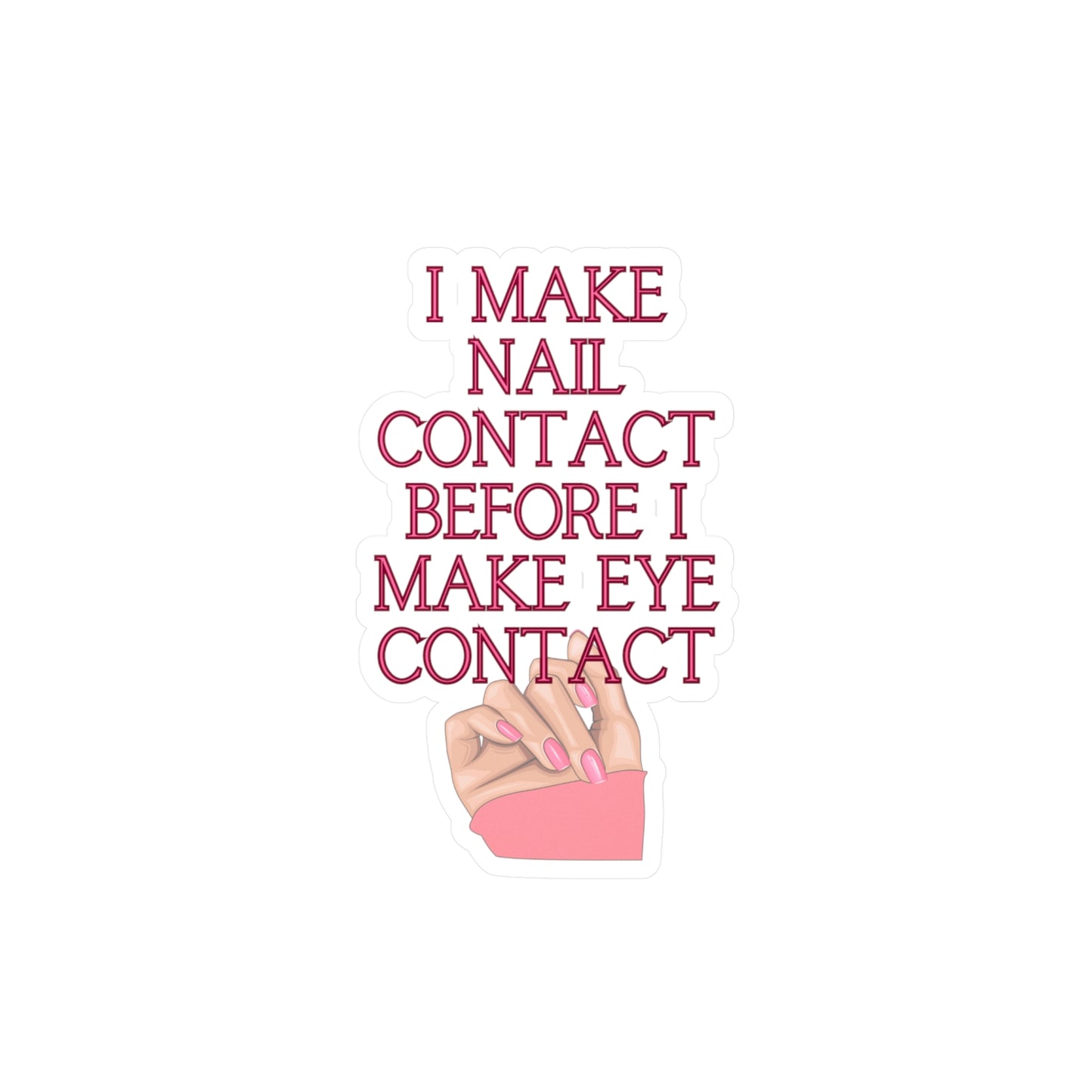 Nails - Kiss-Cut Vinyl Decals