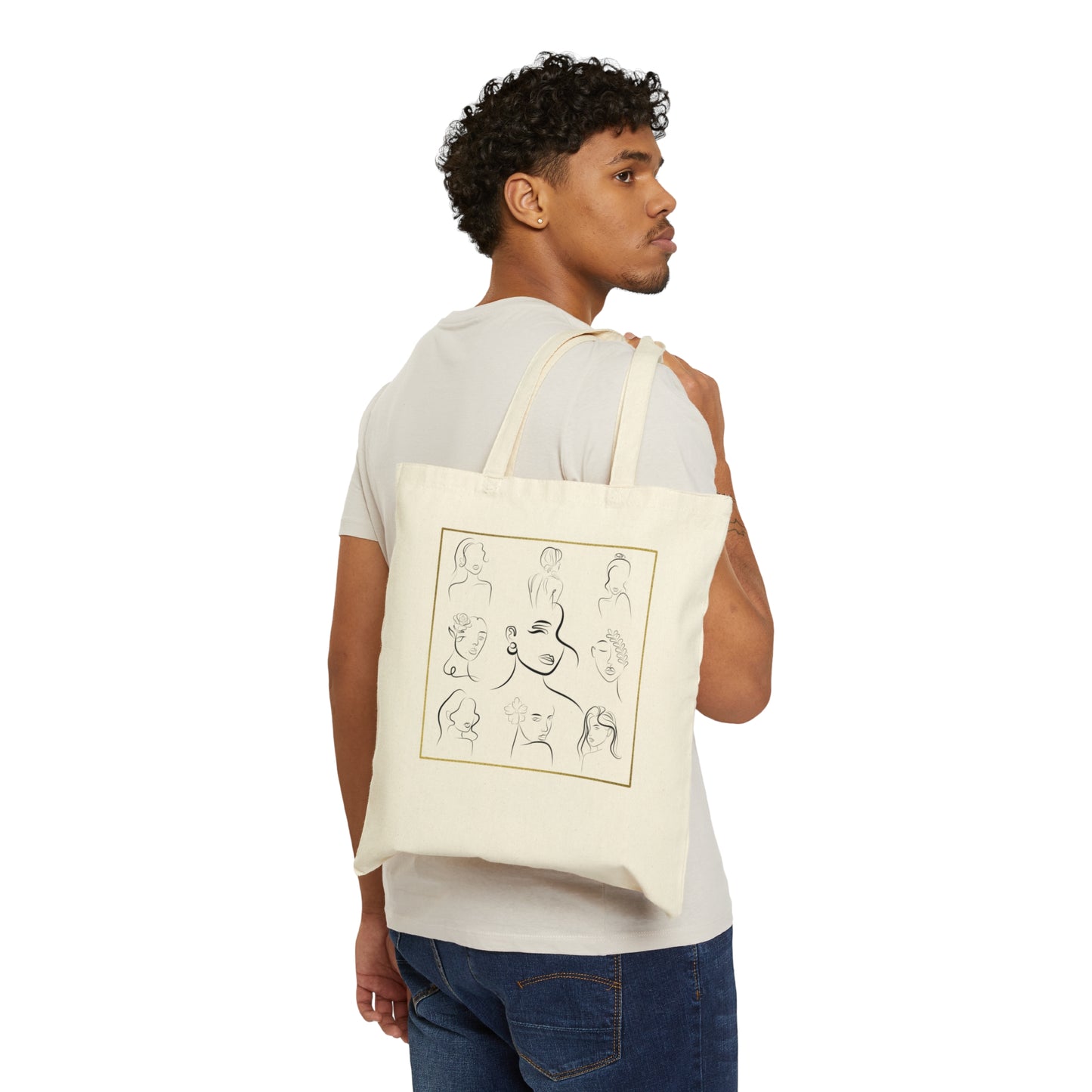 Beauty of Women - Cotton Canvas Tote Bag Just for Fun