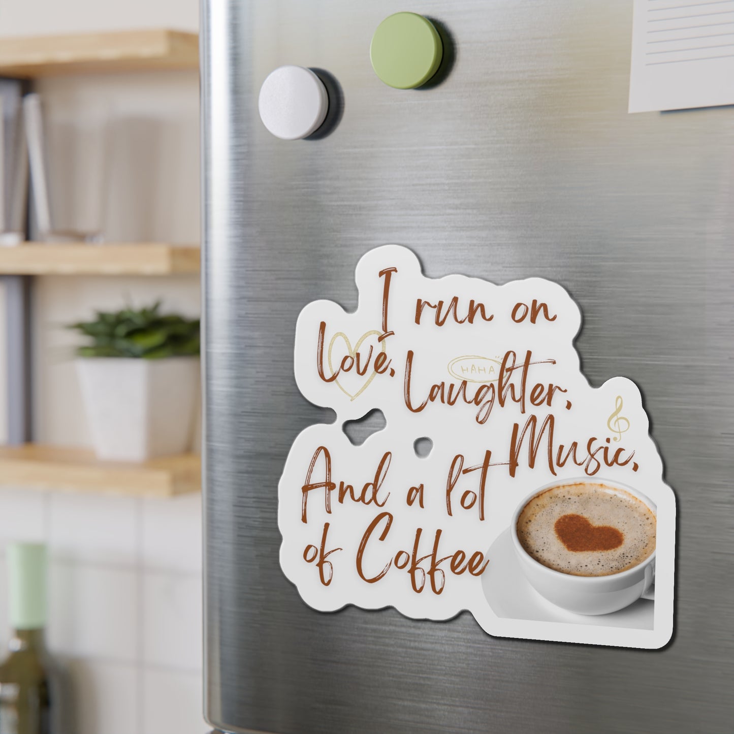 Coffee Die-Cut Magnets Just for fun