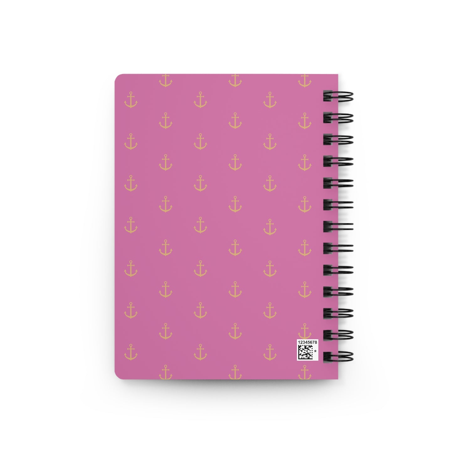 Love anchors the soul - Spiral Bound Journal (Light pink)