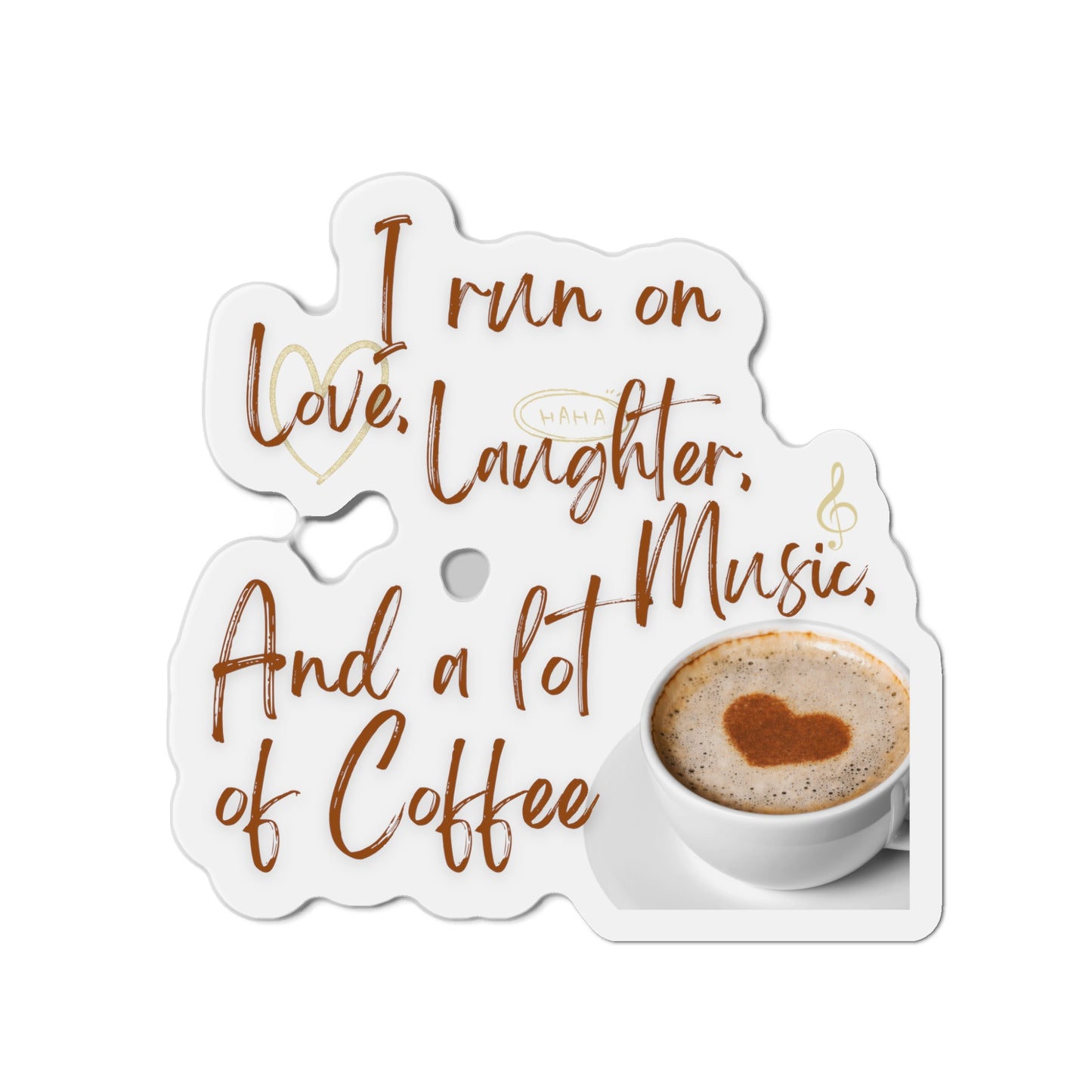 Coffee Die-Cut Magnets Just for fun