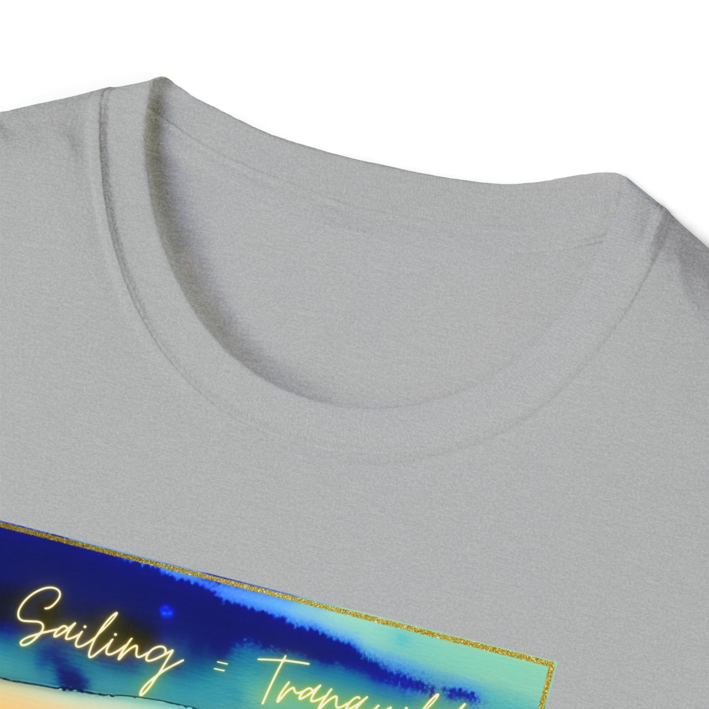 Sailing = Tranquility - Unisex Softstyle T-Shirt