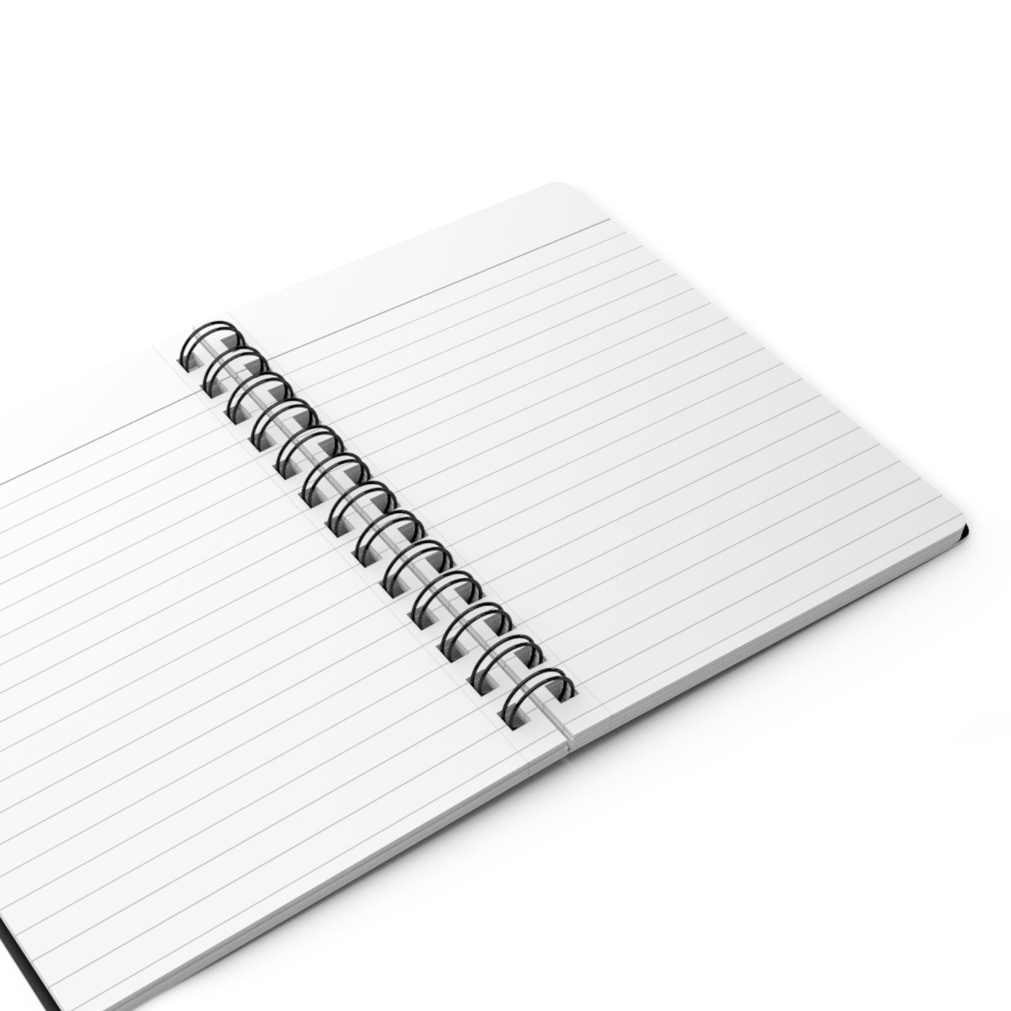 Love anchors the soul - Spiral Bound Journal (Black)