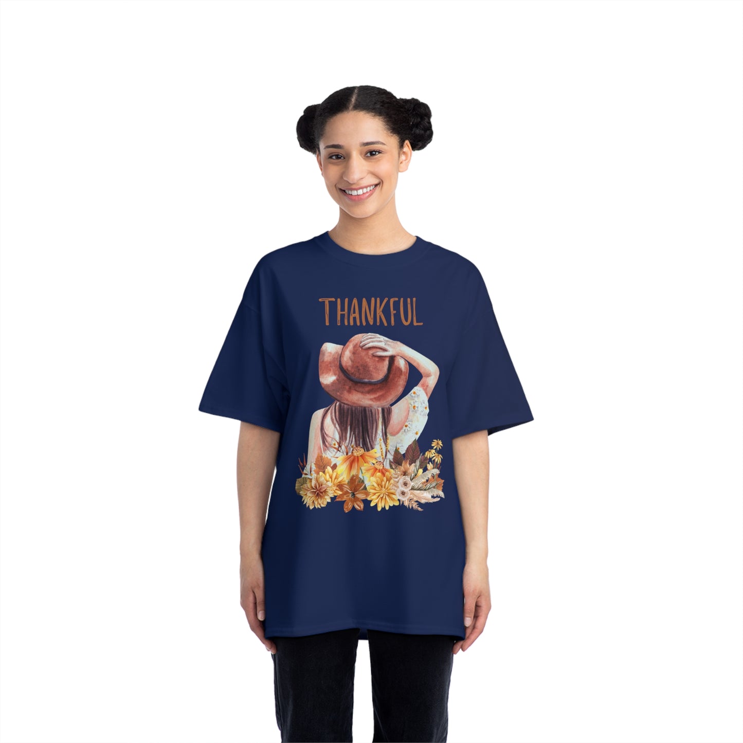 Autumn Thankful Fall Vibs, Beefy-T® Unisex Short-Sleeve T-Shirt