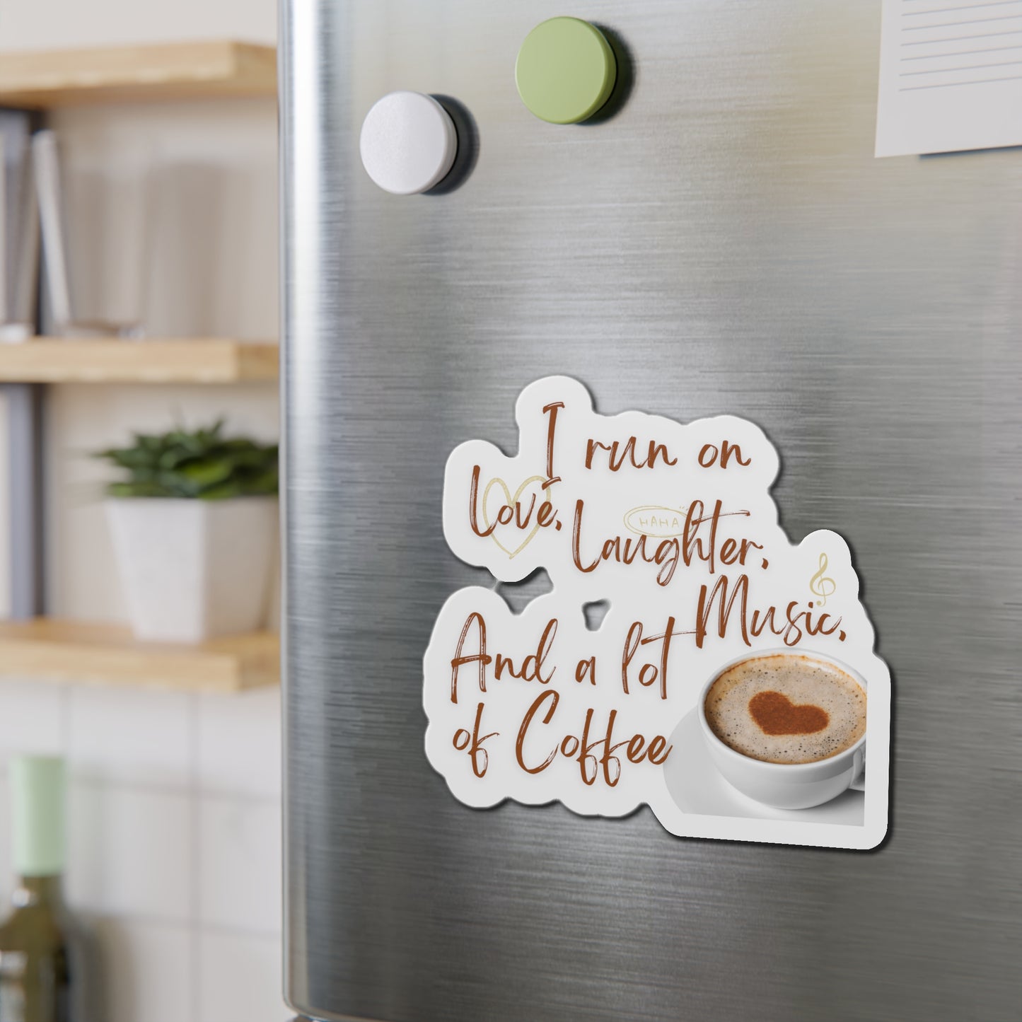 Coffee Die-Cut Magnets Just for fun