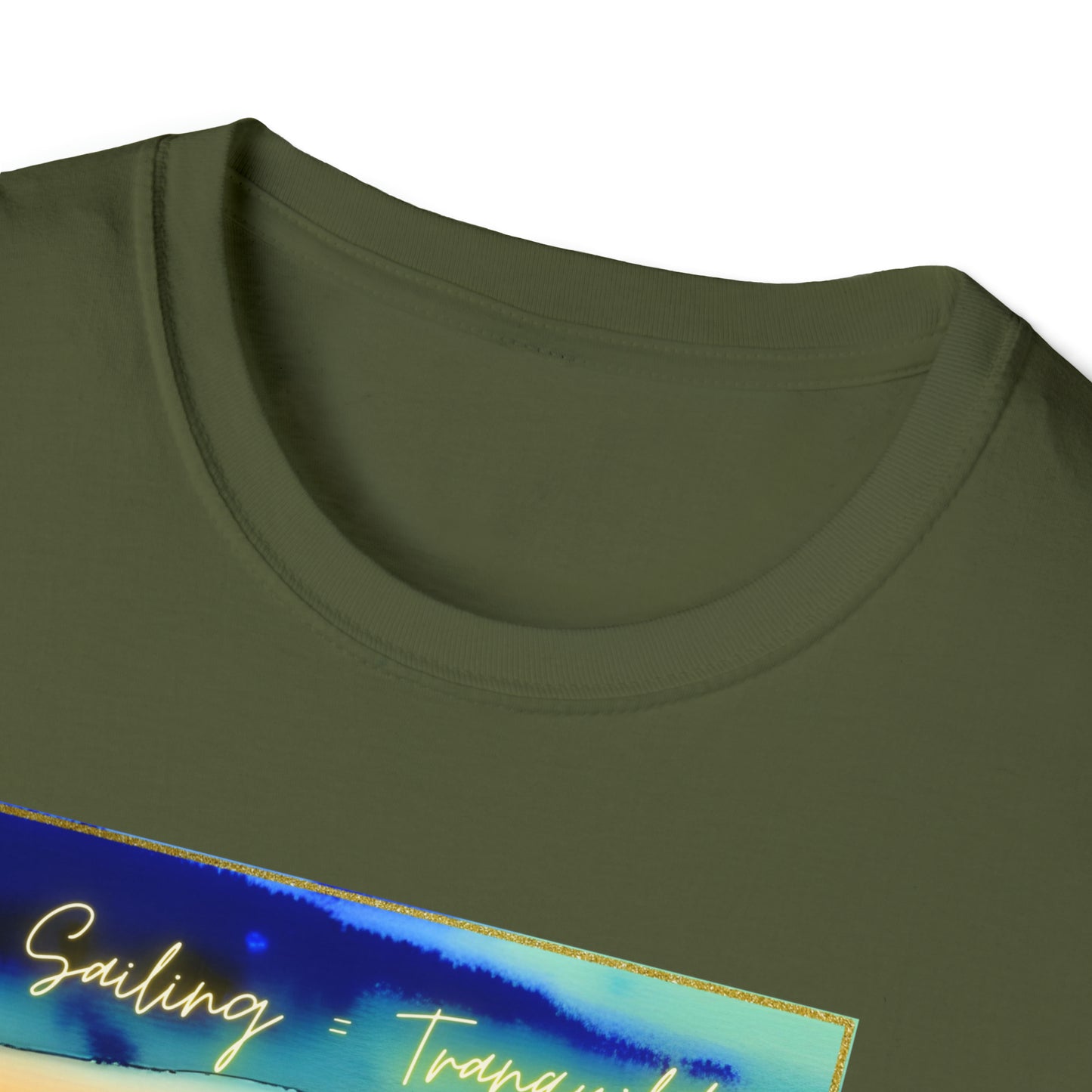 Sailing = Tranquility - Unisex Softstyle T-Shirt