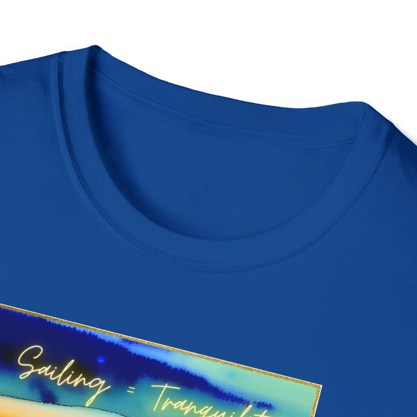 Sailing = Tranquility - Unisex Softstyle T-Shirt