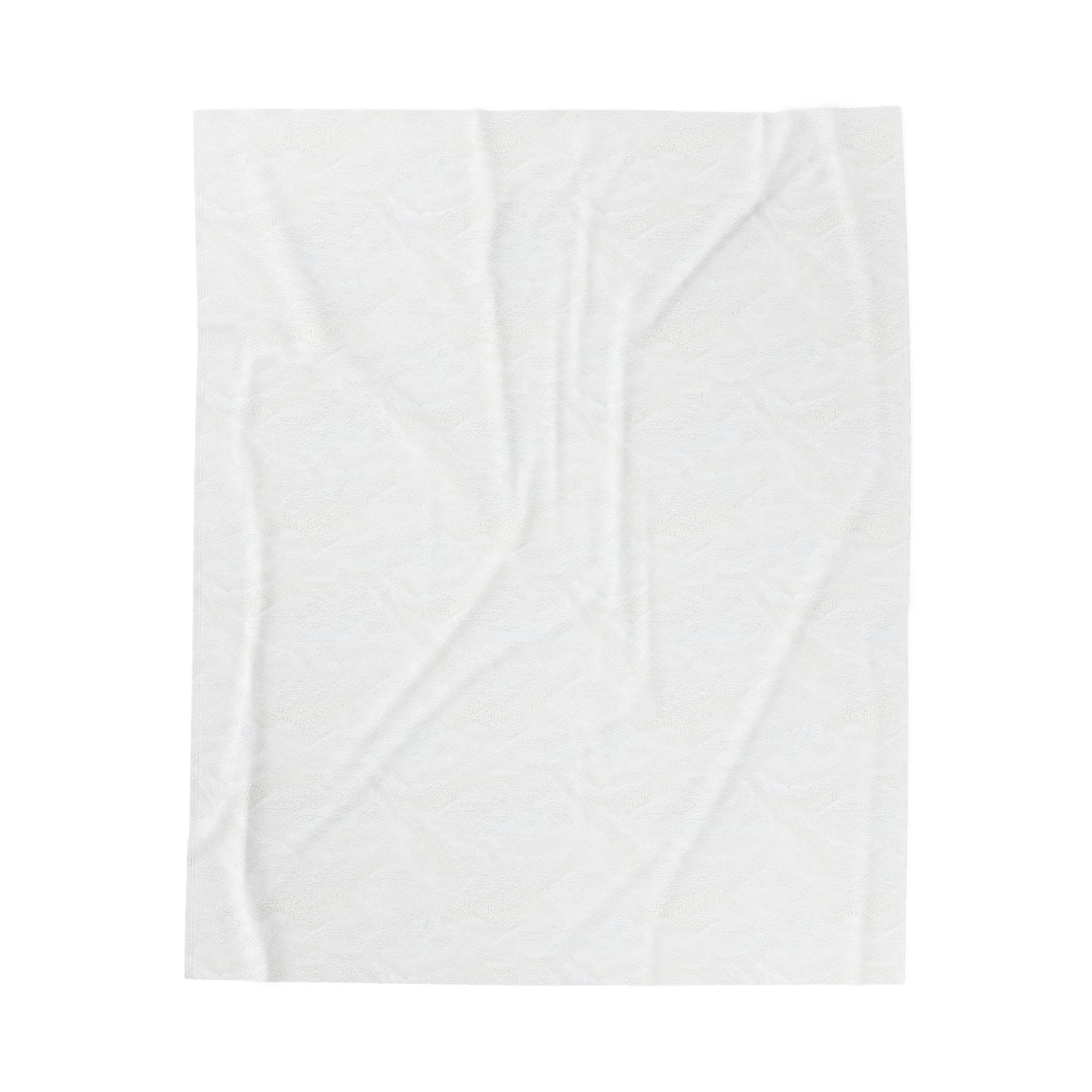Anchors for days - Velveteen Plush Blanket (Blue)