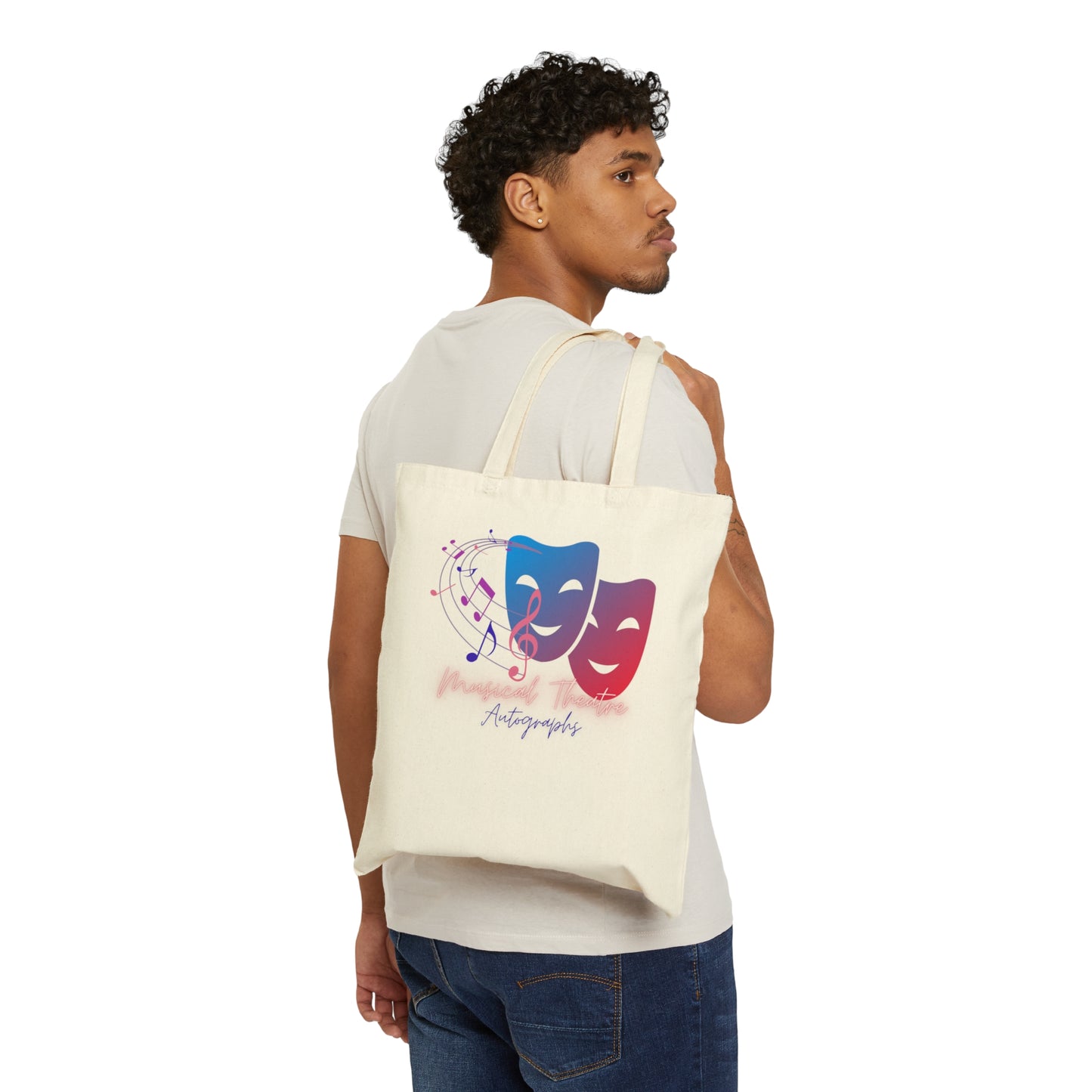 Musical Theatre Autograph - Cotton Canvas Tote Bag Just for fun