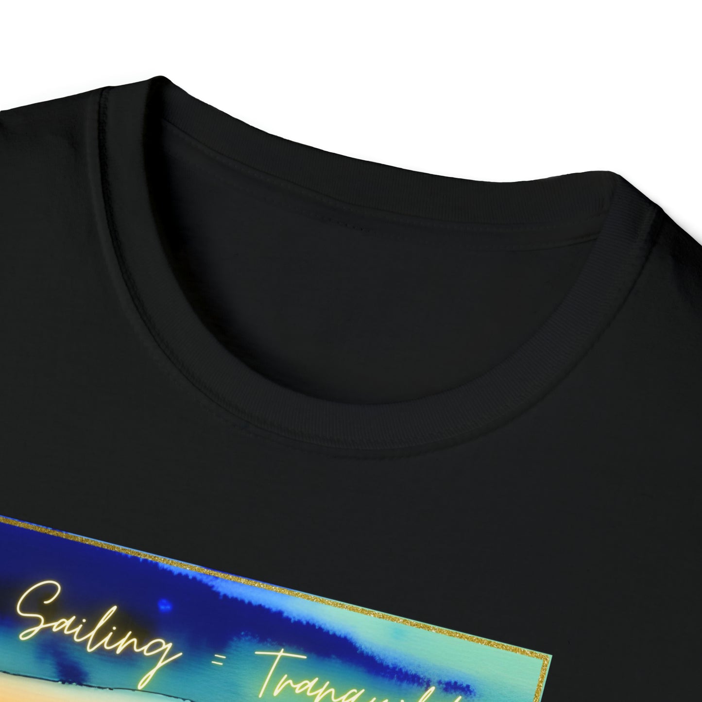 Sailing = Tranquility - Unisex Softstyle T-Shirt