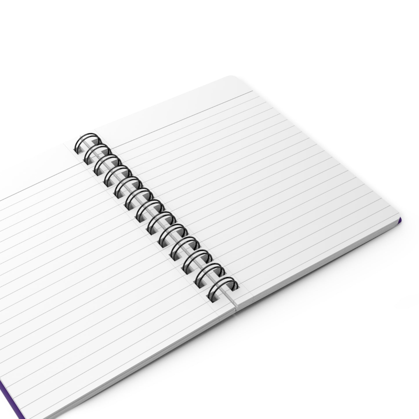 Love anchors the soul - Spiral Bound Journal (Dark purple)
