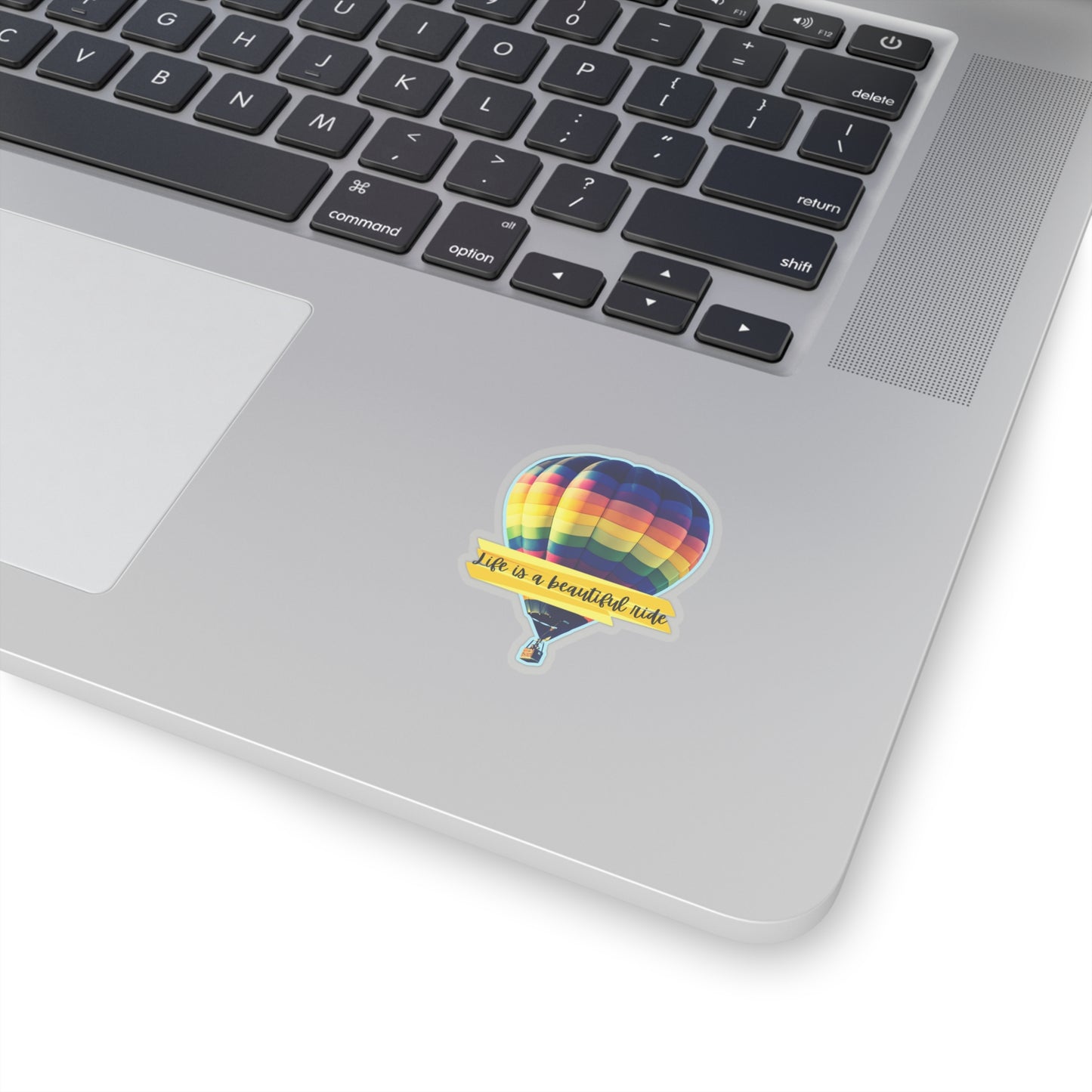 Hot Air Balloon (Life is a beautiful ride) Kiss-Cut Stickers - Just for fun