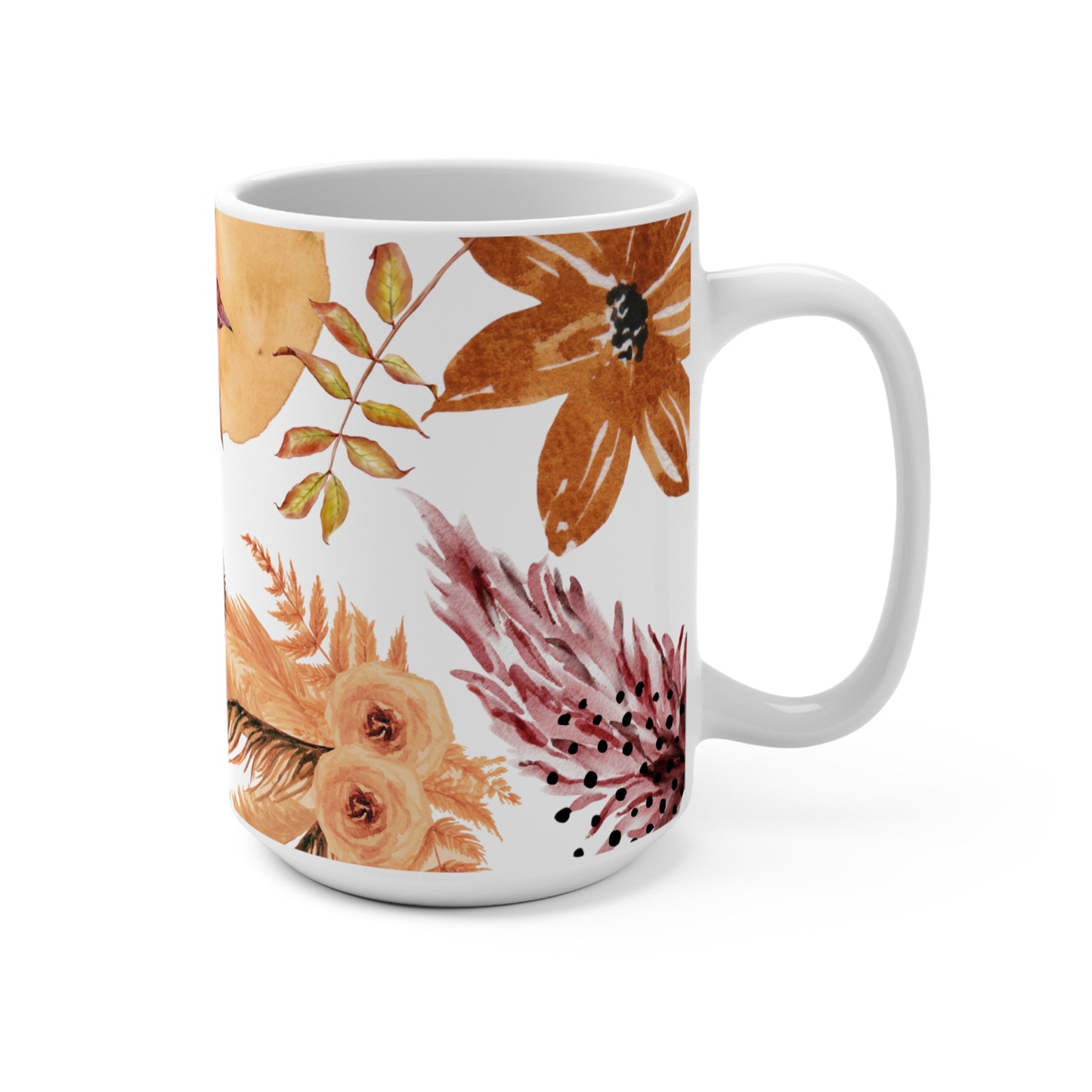 Autumn Vibes, Autumn Leaves, Mug 15oz