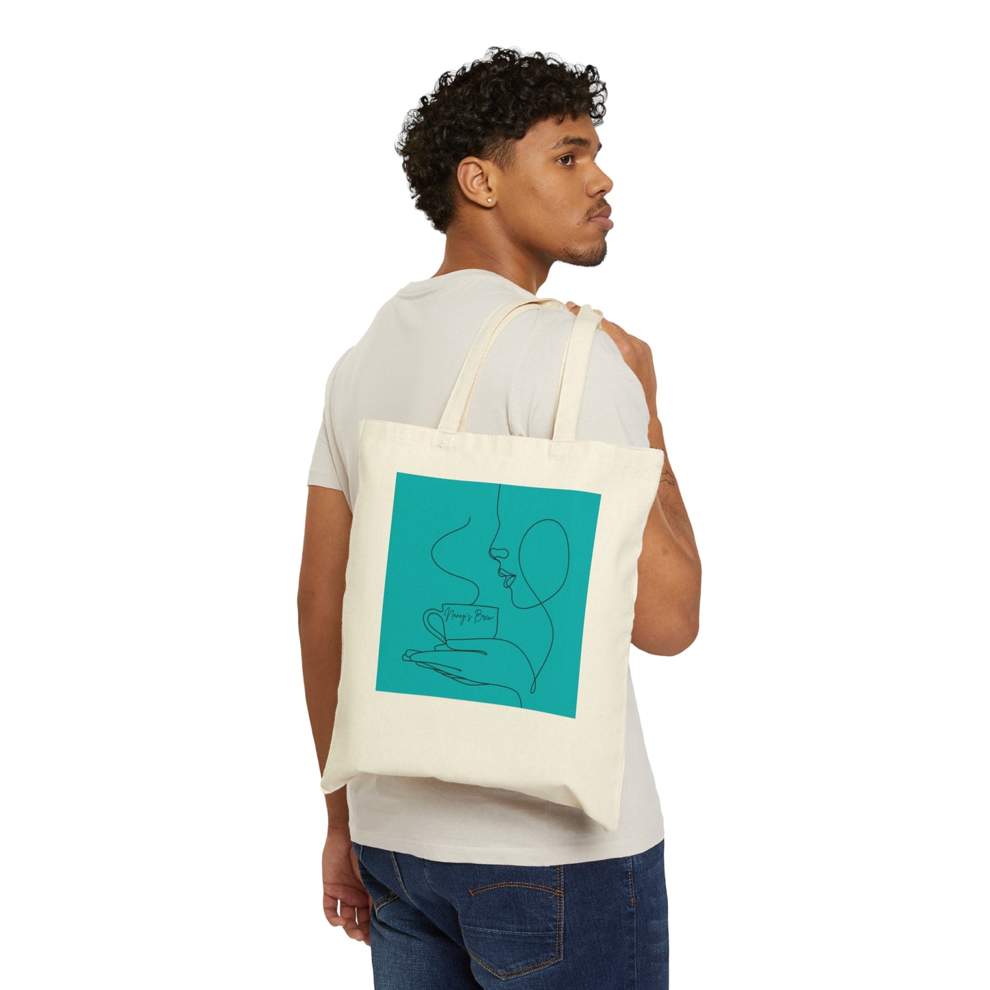 Nancy's Brew - Cotton Canvas Tote Bag Just for fun