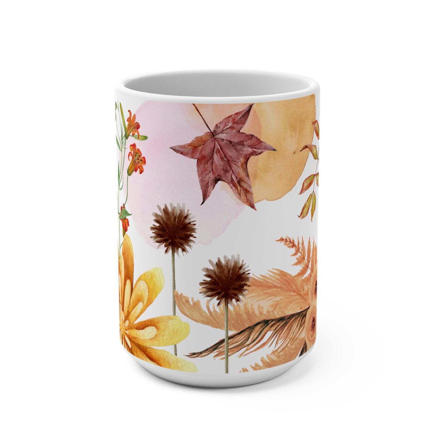 Autumn Vibes, Autumn Leaves, Mug 15oz