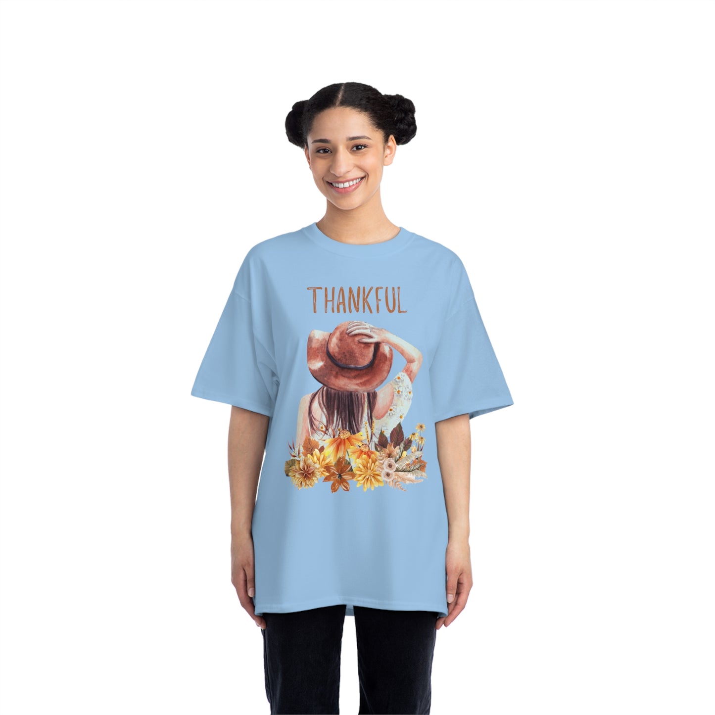 Autumn Thankful Fall Vibs, Beefy-T® Unisex Short-Sleeve T-Shirt