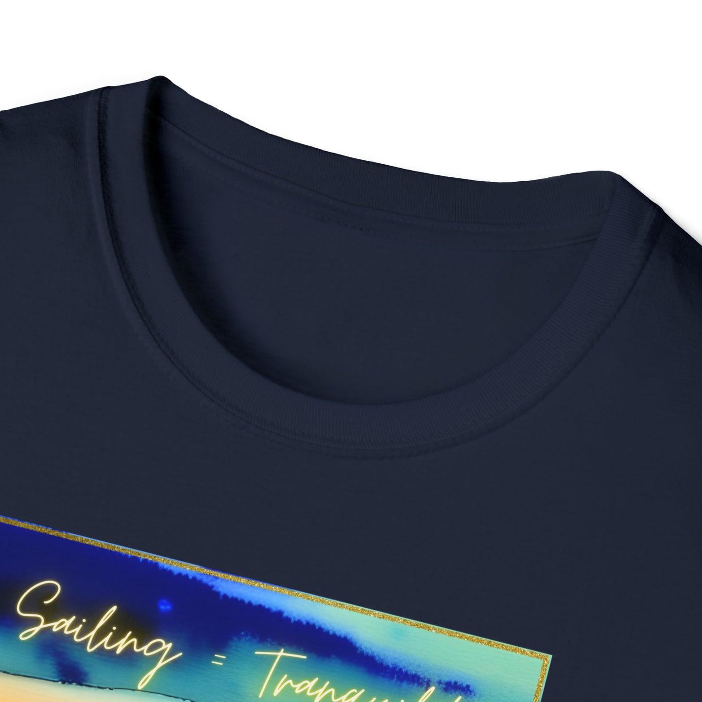 Sailing = Tranquility - Unisex Softstyle T-Shirt