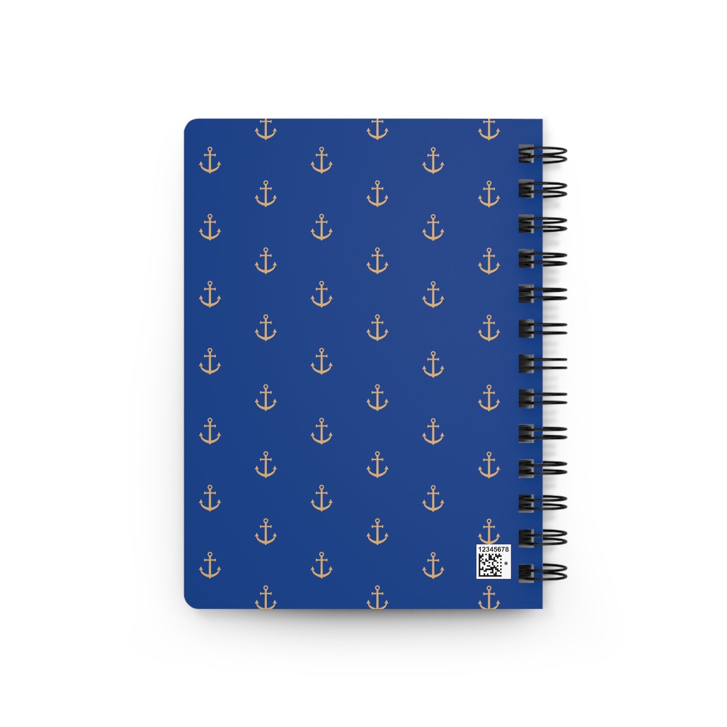 Love anchors the soul - Spiral Bound Journal (Blue)