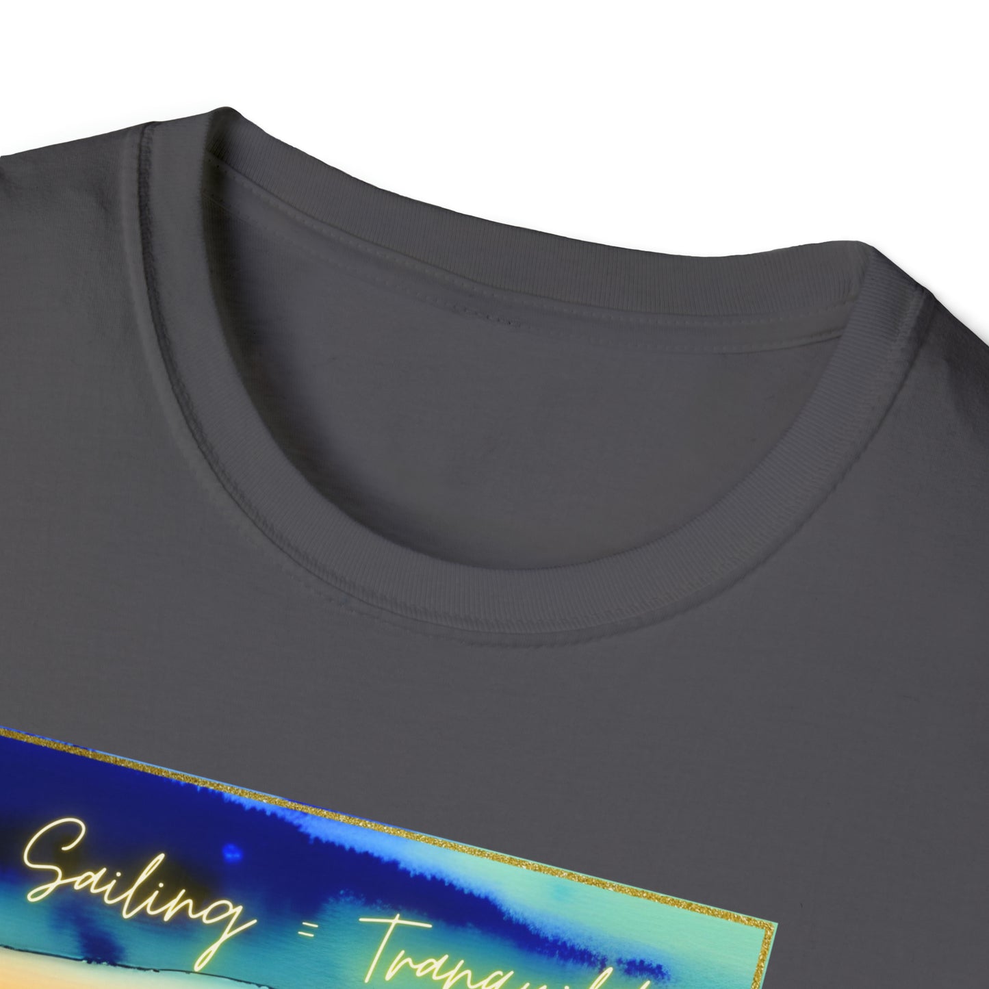 Sailing = Tranquility - Unisex Softstyle T-Shirt