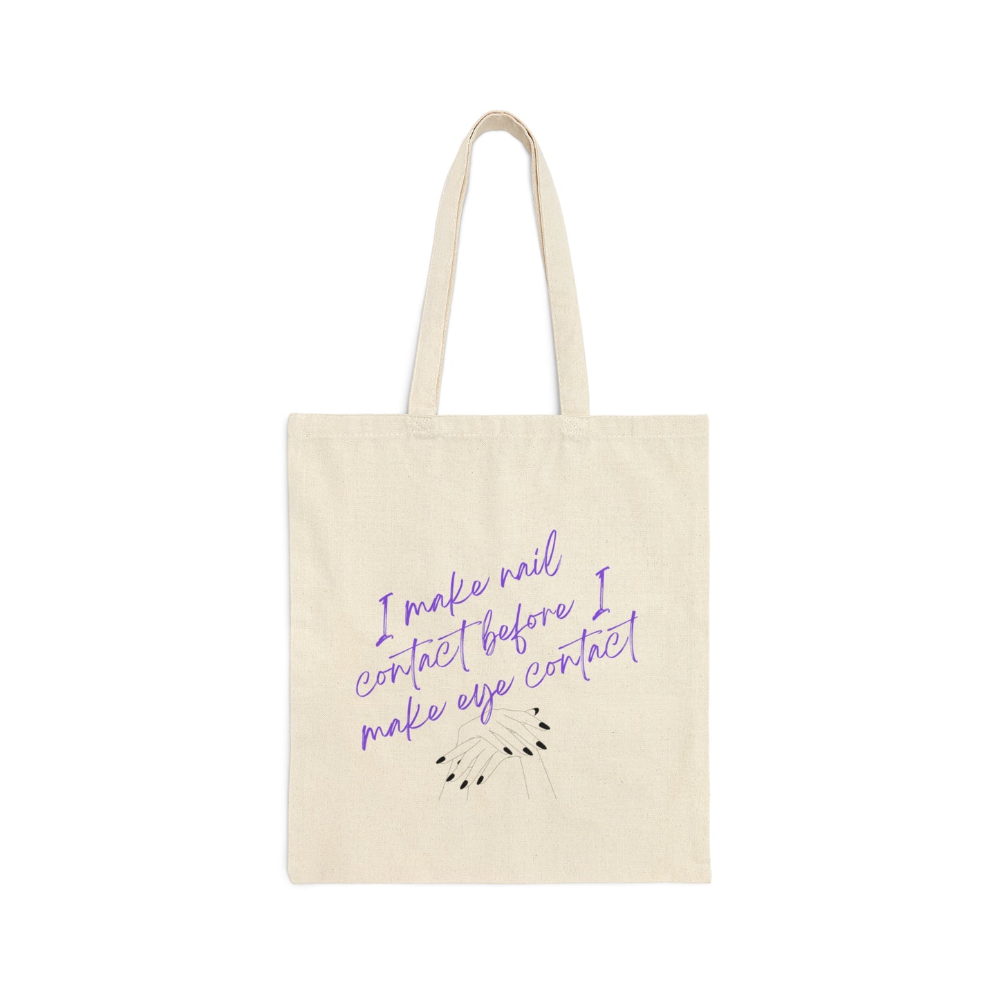 Nails - Cotton Canvas Tote Bag