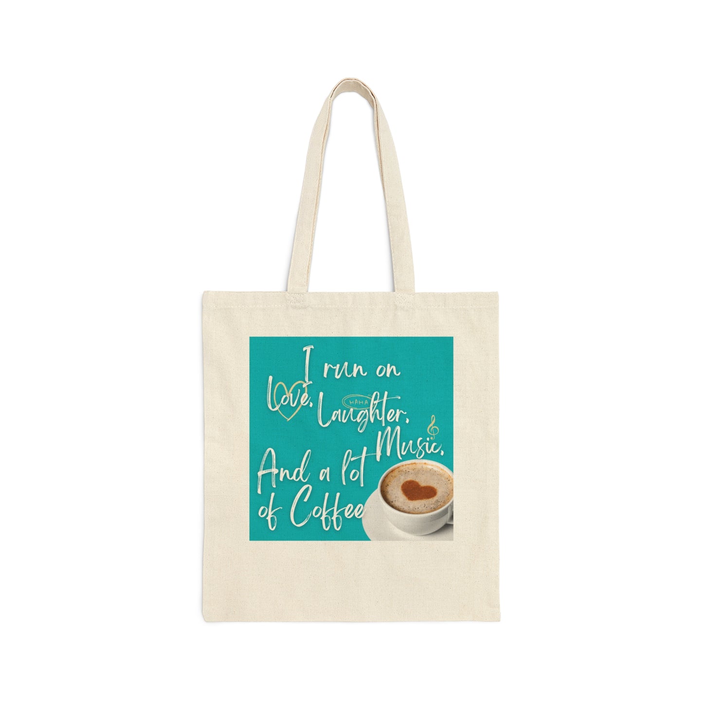 Coffee - Cotton Canvas Tote Bag Just for fun