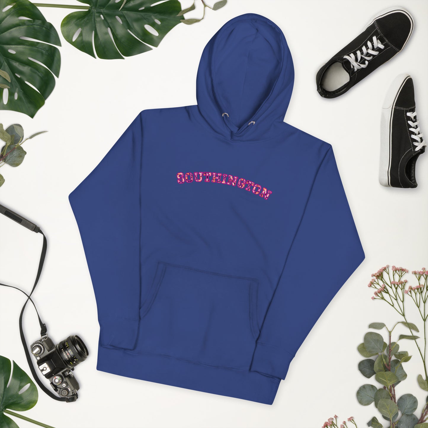Southington Unisex Hoodie - floral