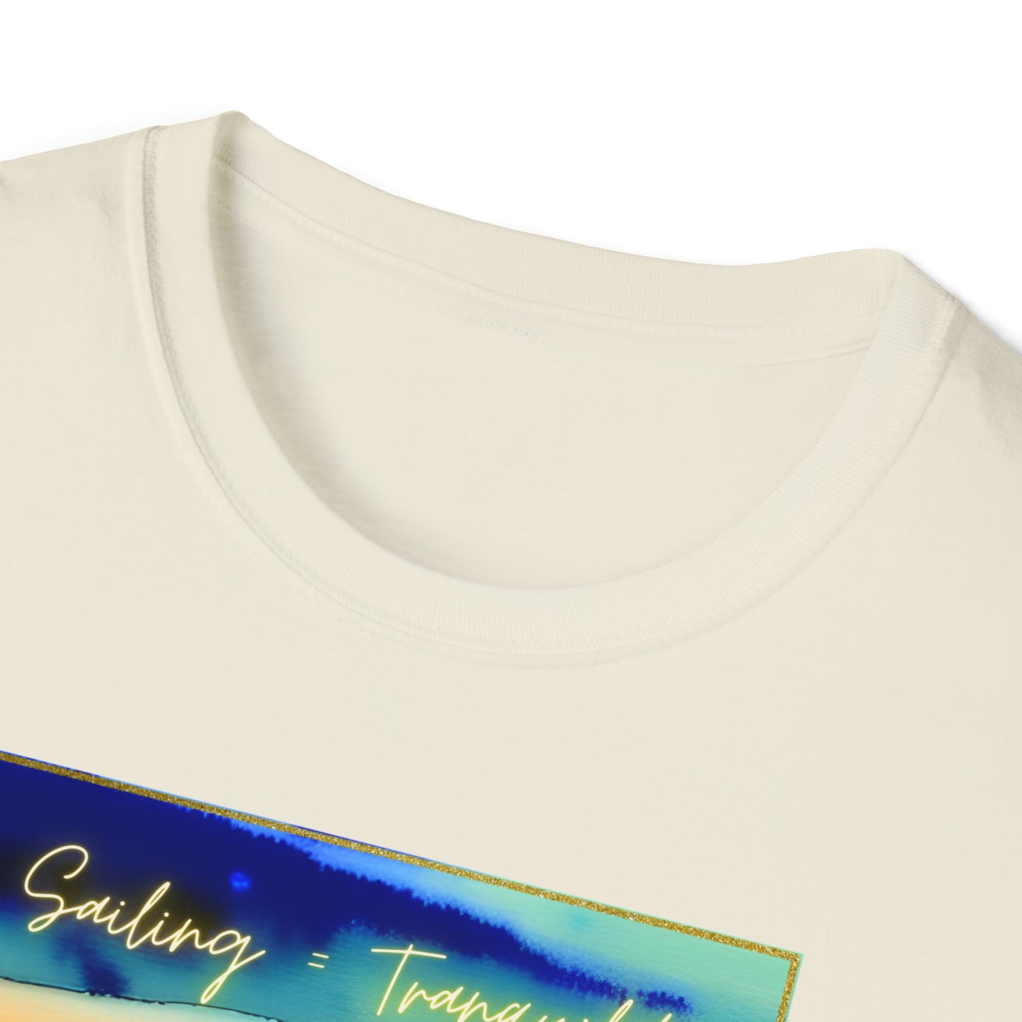 Sailing = Tranquility - Unisex Softstyle T-Shirt