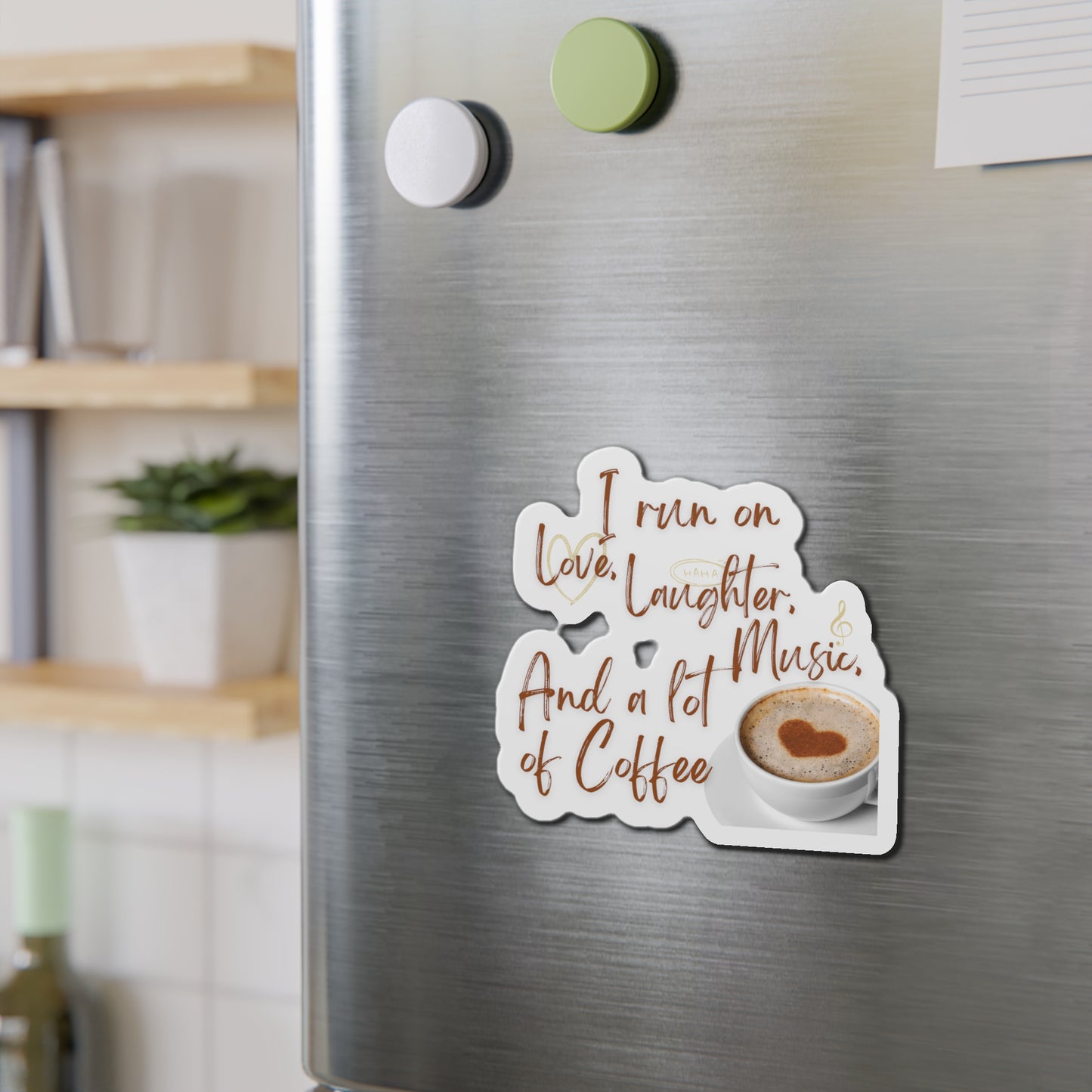 Coffee Die-Cut Magnets Just for fun