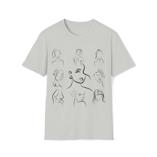 Beauty of Women - Unisex Softstyle T-Shirt Just for fun